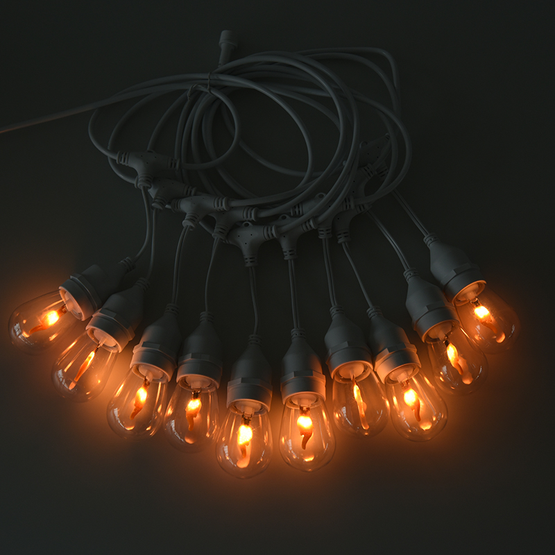 S14 Pendel Type E27 Spiral Varm Hvid String Lights 3,5V Lavspændingssikkerhedsmodel