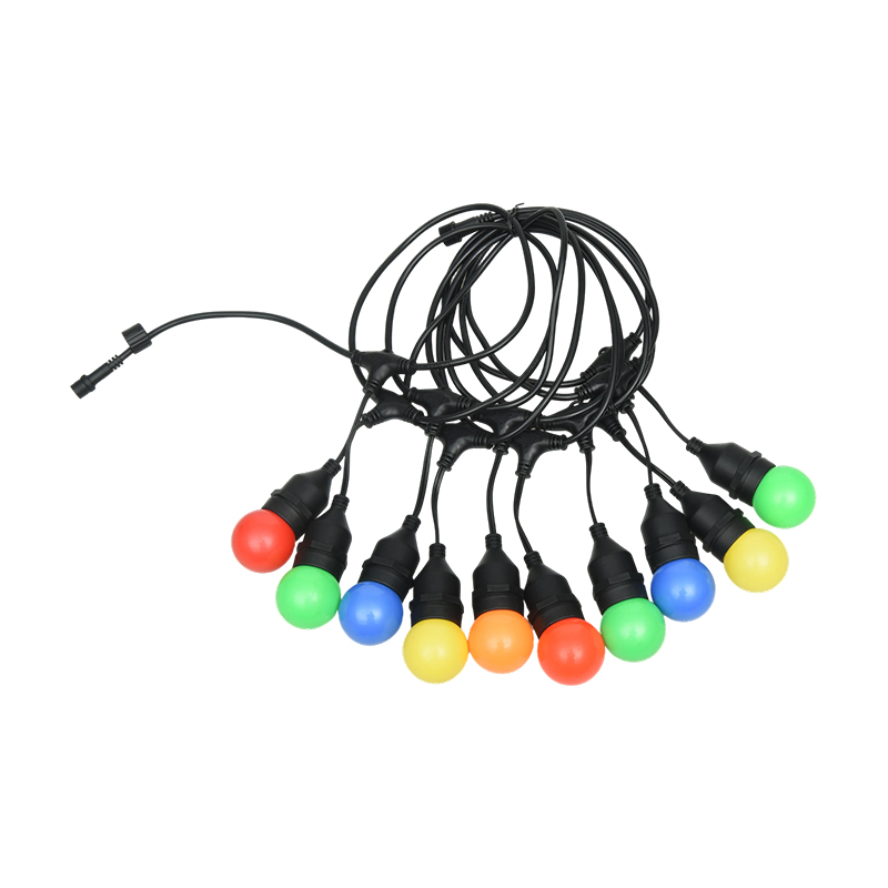 G45 Pendel Type E27 Spiralfarvede String Lights